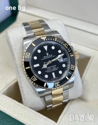 Rolex Submariner Two tone Black , снимка 5 - Мъжки - 48286620
