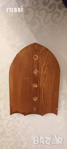 Двоен немски трофей диво прасе, резбована поставка, документ, снимка 6 - Колекции - 48299494