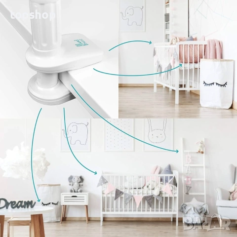 Универсална стойка за бебефон Flexi Twist – Гъвкава, без пробиване , снимка 6 - Бебефони - 53379413