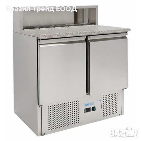 ХЛАДИЛНА МАСА ЗА ПОДГОТОВКИ НА ПИЦИ С ГРАНИТЕН ПЛОТ FORCOLD G-PS900-FC