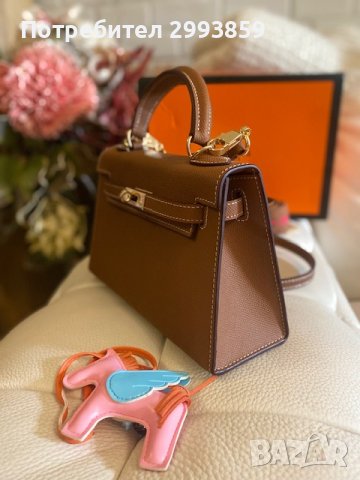 Чанта Кели*ЕРМЕС 25см*Hermes Kelly Mini*, снимка 5 - Чанти - 41702458