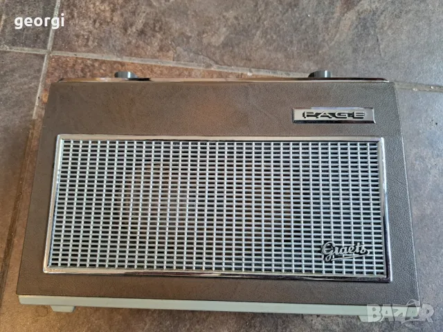 ретро радио транзистор Graetz Page    8/3, снимка 9 - Радиокасетофони, транзистори - 50410267