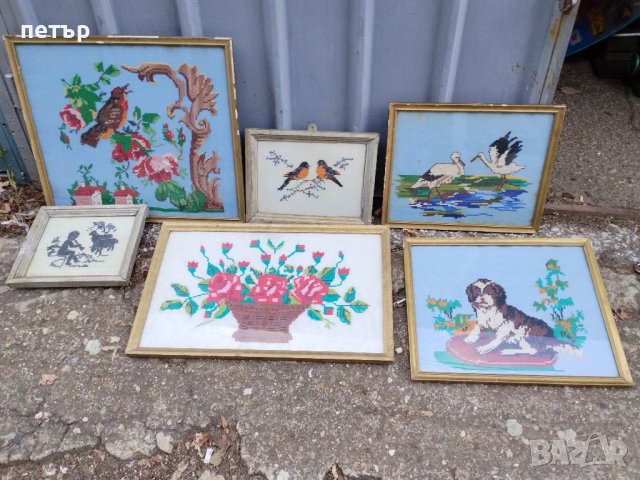 Стари бродерии гоблени, снимка 1