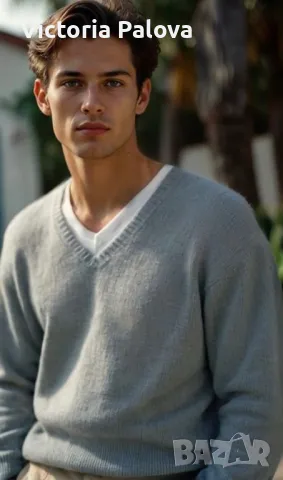 Блуза/пуловер MÄRZ 100% меринос унисекс, снимка 15 - Пуловери - 47599940