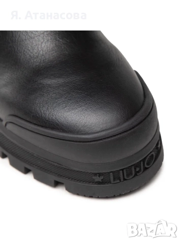 Liu Jo Боти Kelly от еко кожа, Черен - Оригинални, снимка 17 - Дамски боти - 52955092
