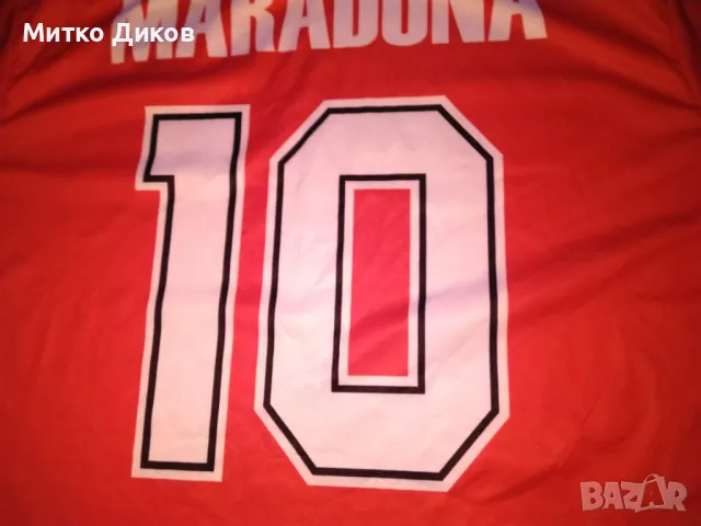 Футболна тениска на Наполи ЕА 7 специална 2021-2022 №10 Марадона размер Л, снимка 11 - Футбол - 50025173
