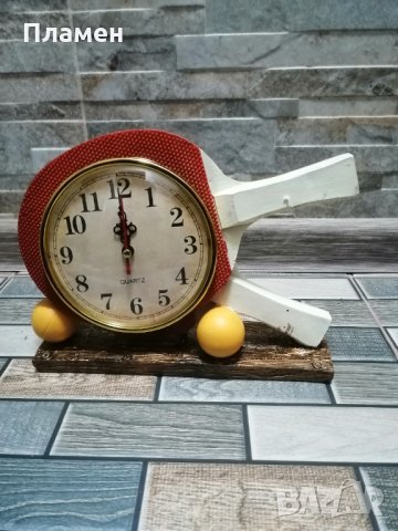 Часовник сувенир и чудесен подарък пинг понг, снимка 3 - Антикварни и старинни предмети - 35662860