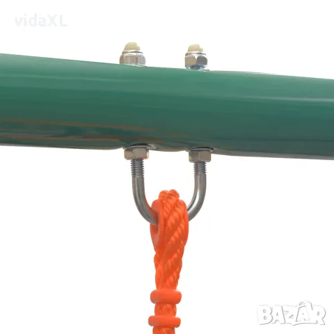 vidaXL Комплект люлка с 4 оранжеви седалки, снимка 3 - Детски люлки - 56148316