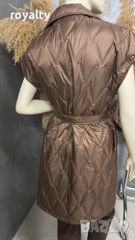 Дълги Дамски Елеци С Колани, снимка 8 - Елеци - 52183086