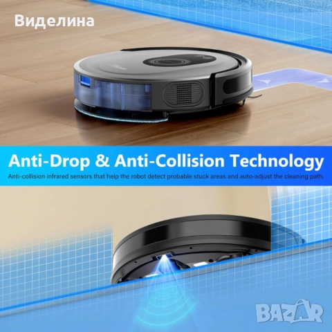 Tikom G8000 Max – робот прахосмукачка, която чисти вместо теб, снимка 2 - Прахосмукачки - 51866811