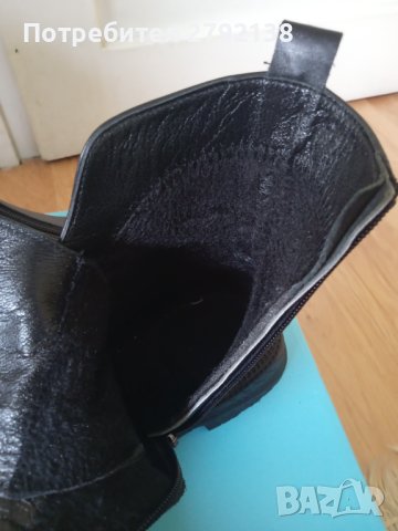 Дамски боти от естествена кожа , снимка 2 - Дамски боти - 44459778