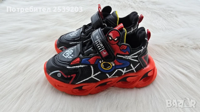 Детски маратонки Спайдърмен №27/28, снимка 5 - Детски маратонки - 53791709