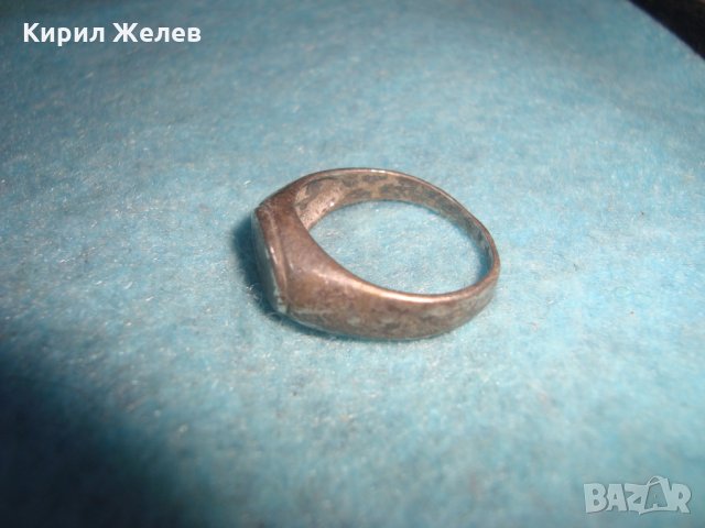 NIKE - СТАР СРЕБЪРЕН МАРКОВ ПРЪСТЕН ОКСИДИРАНО СРЕБРО 925 БУТИКОВО БИЖУ 25837, снимка 9 - Пръстени - 35828479