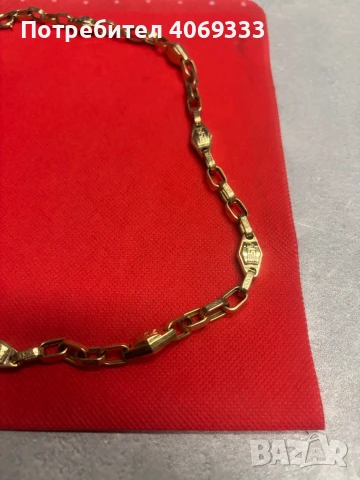 Златен ланец 14 к 26.14гр 62см, снимка 3 - Колиета, медальони, синджири - 51359754