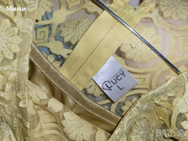 Жълта рокля Lucy, снимка 6 - Рокли - 41779944