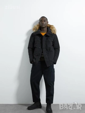 Мъжка парка Zara, снимка 2 - Якета - 53207834