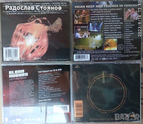 Uriah Heep, Ozzy, Glenn Hughes, снимка 2 - CD дискове - 41851955