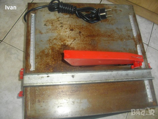 Немска Профи Ел.Машина За Мокро/Сухо Рязане Плочи/Плочки-500W/ф178мм/Вана Вода/Паралел-ALPHA TOOLS, снимка 6 - Други инструменти - 41381328