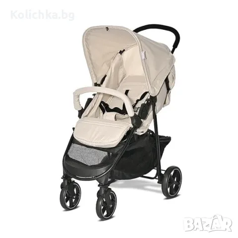 Lorelli Детска количка Rome до 15кг Beige Warm 10021962503, снимка 2 - Детски колички - 55825997