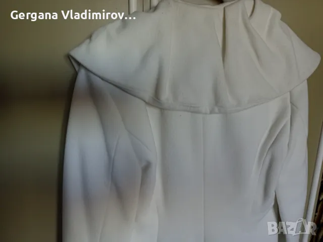 Дълго палто от вълна и кашмир , снимка 2 - Палта, манта - 48074309