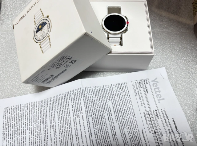 НОВ!!! Смарт часовник Huawei Watch GT5 Pro, 1.32'', 42 mm, Ceramic White, снимка 11 - Смарт часовници - 53009432