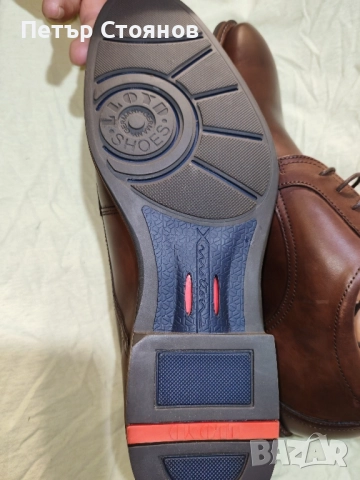 елегантни мъжки обувки от естествена кожа LLOYD X motion №44, снимка 7 - Официални обувки - 51668212