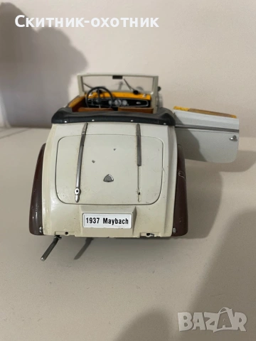 Метален модел на ретро автомобил, снимка 7 - Антикварни и старинни предмети - 53253581