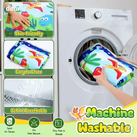 JoltJive Динозавър Бебешка подложка за игра, Подложка за активност, снимка 6 - Други - 48292463