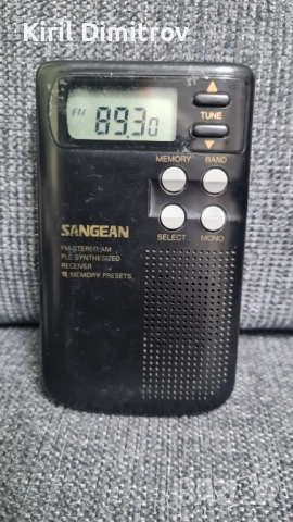Sangean DT-200 – FM/AM джобно цифрово радио