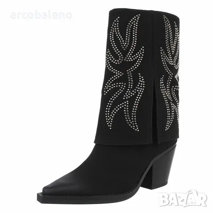 Дамски уестърн и байкърски ботуши, 3цвята , снимка 6 - Дамски ботуши - 47807654