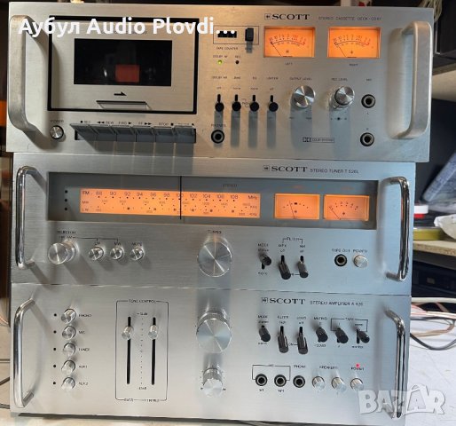 Scott A-426 Усилвател  Scott T-526L Радио Skott CD-67 Касетефон  Сет Rack system , снимка 3 - Ресийвъри, усилватели, смесителни пултове - 44461372