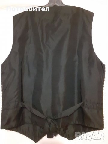 Дамски елек в съчетание с естествена кожа , снимка 2 - Елеци - 35683352