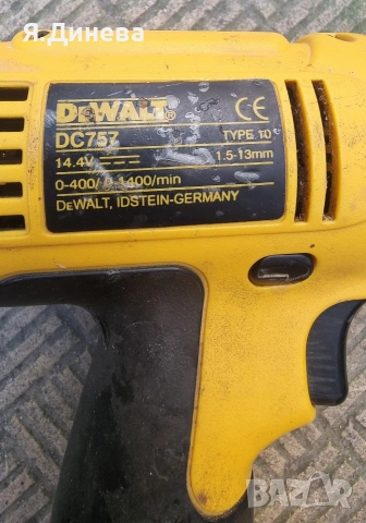 Винтоверт Dewalt 14,4v, снимка 3 - Винтоверти - 53872125