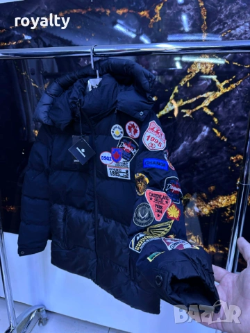 DSQUARED2 Мъжко Зимно Яке Реални Снимки 