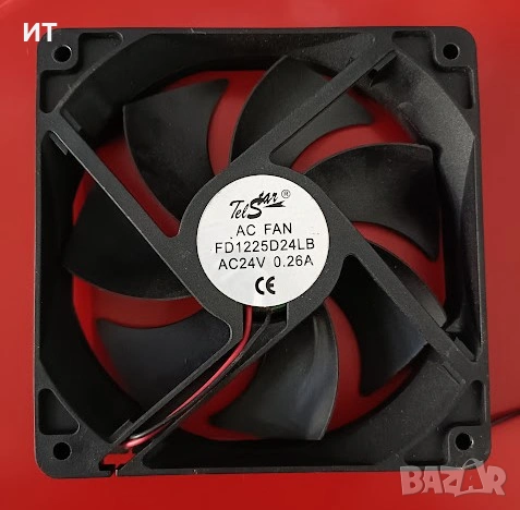 Вентилатор 120x120x25mm 2pin/24vAC 0.26A FD1225D24LB
