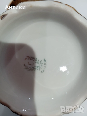 Стар порцеланов чайник маркиран, снимка 2 - Други - 52513951