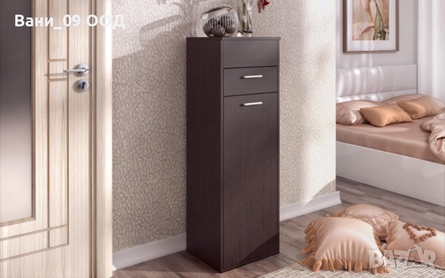 Скрин с огледало, чекмедже и шкаф, снимка 5 - Скринове - 41686510