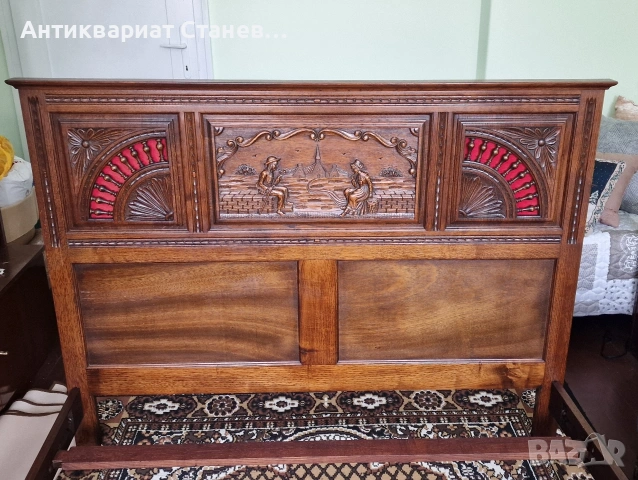 Масивно френско легло стил БРЕТОН , снимка 7 - Спални и легла - 53694875