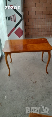 Маса холна с интарзия-№138, снимка 2 - Маси - 50983983