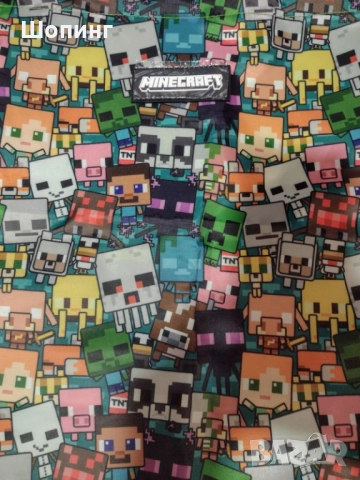 НОВИ! Майнкрафт торба и ученически принадлежности, снимка 2 - Ученически пособия, канцеларски материали - 51699321