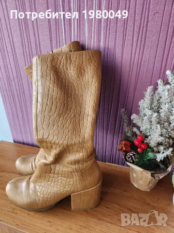 Ботуши естествена кожа - Габина, снимка 3 - Дамски ботуши - 49157746
