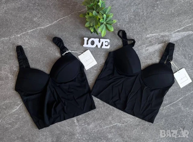 бюстие с твърди чашки, снимка 3 - Корсети, бюстиета, топове - 50767303