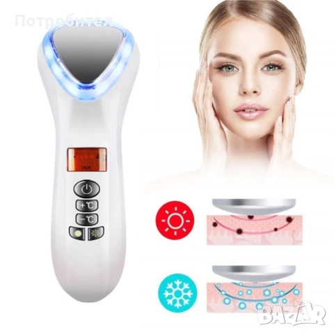 Електрически ултразвуков масажиращ и лифтинг уред за лице, снимка 2 - Масажори - 53278147