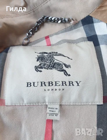 Burberry шлифер тренчкот M 38 оригинал, снимка 8 - Шлифери - 55717604
