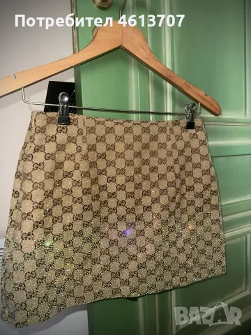 Gucci пола с камъчета 