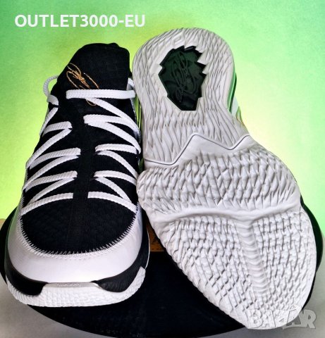 Nike Lebron XVII Low White Gold Swoosh , снимка 5 - Маратонки - 41882860