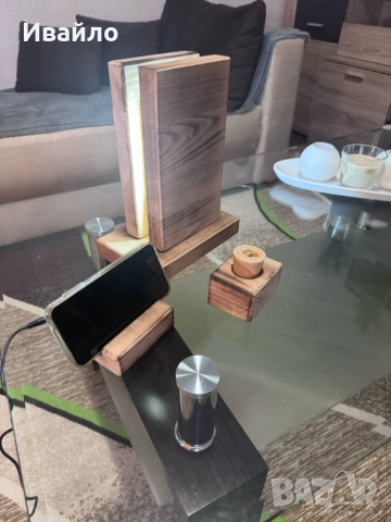 Ръчно изработени нощни лампи, снимка 6 - Настолни лампи - 51642248