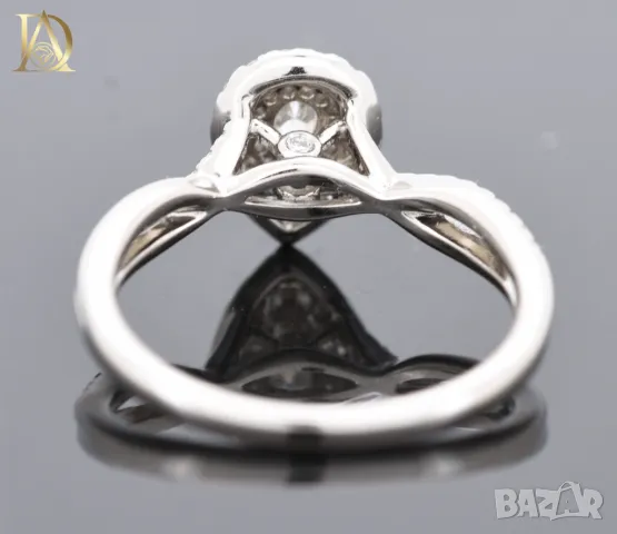 Нов Златен Пръстен с 0.52кт Естествени Диаманти, снимка 6 - Пръстени - 48465377