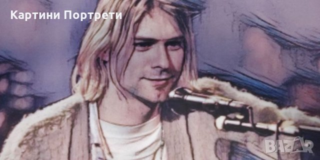 Кърт Кобейн-Продавам картина, снимка 4 - Картини - 36004857