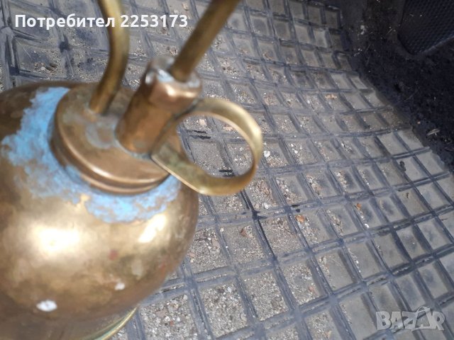 Стар месингов пулвелизатор, снимка 2 - Антикварни и старинни предмети - 40685196